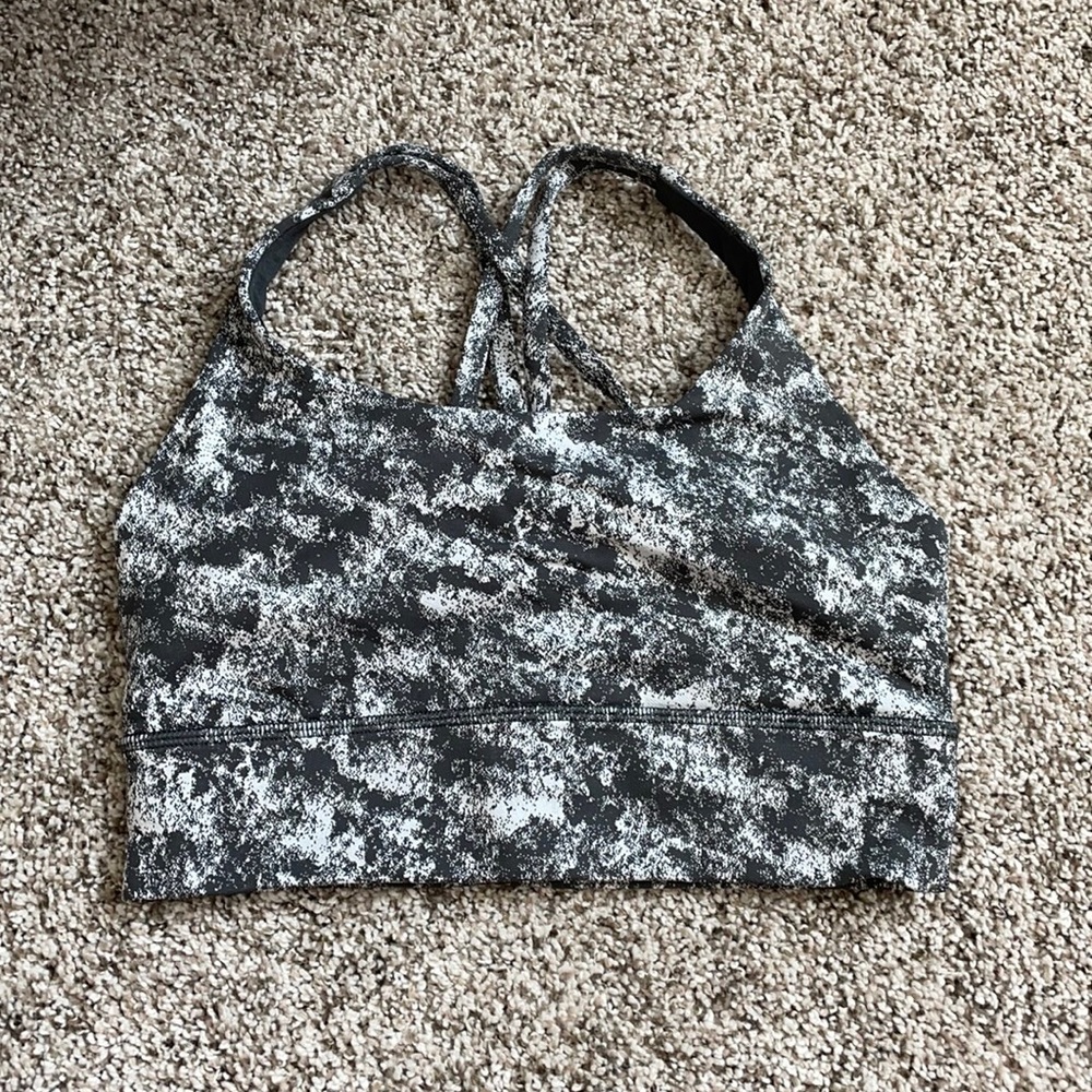 Lululemon Athletica Black and White Sports Bra